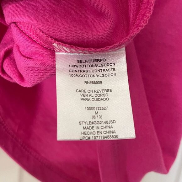 gb girls 2 piece hot pink ruffle set size L 12/14 new with tags - Picture 8 of 9
